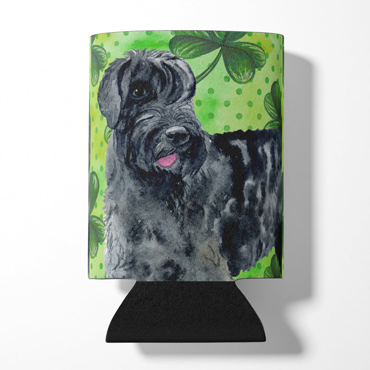 Giant Schnauzer St Patrick&#39;s Can or Bottle Hugger BB9834CC  the-store.com.
