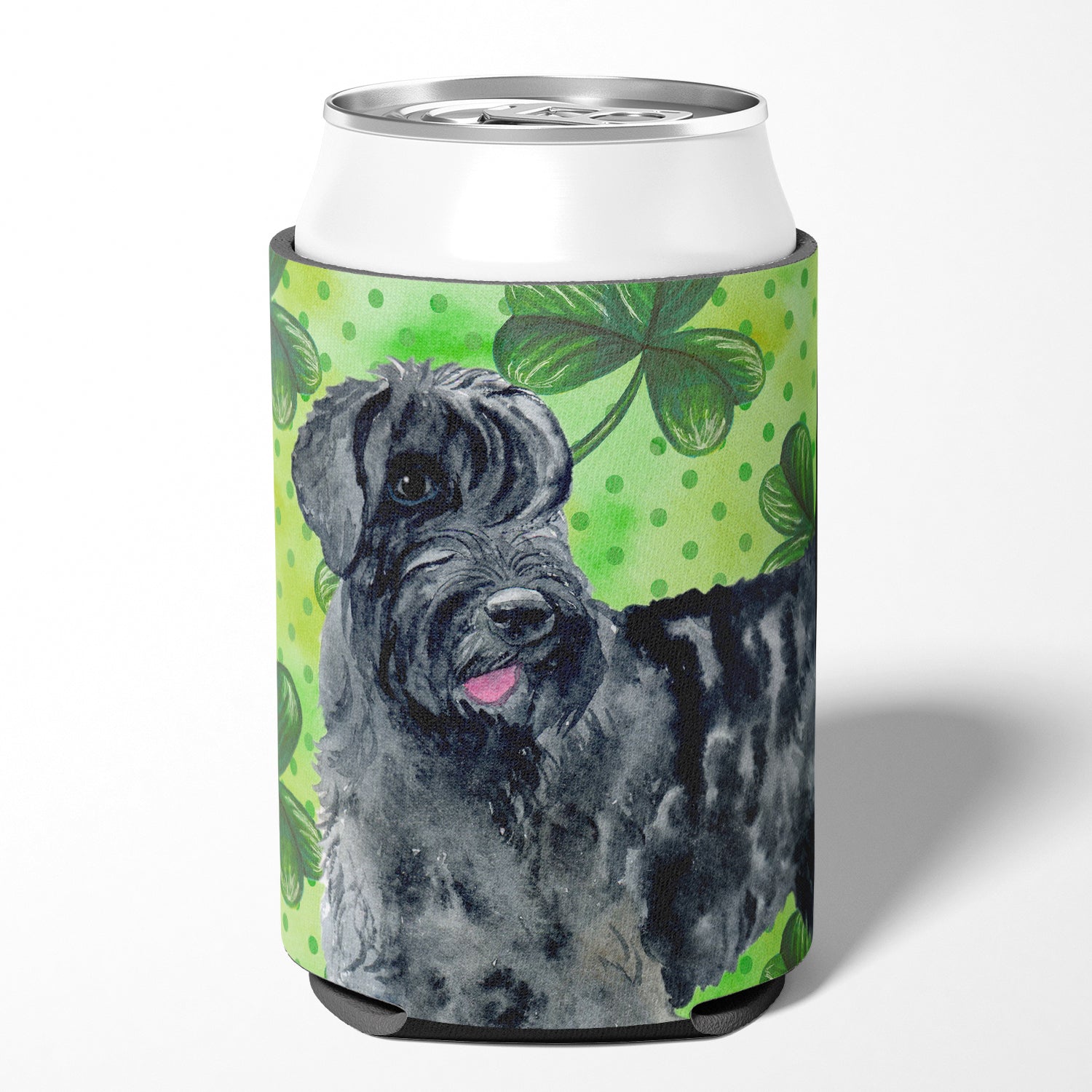 Giant Schnauzer St Patrick's Can or Bottle Hugger BB9834CC  the-store.com.