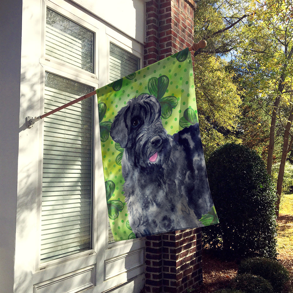 Giant Schnauzer St Patrick's Flag Canvas House Size BB9834CHF  the-store.com.