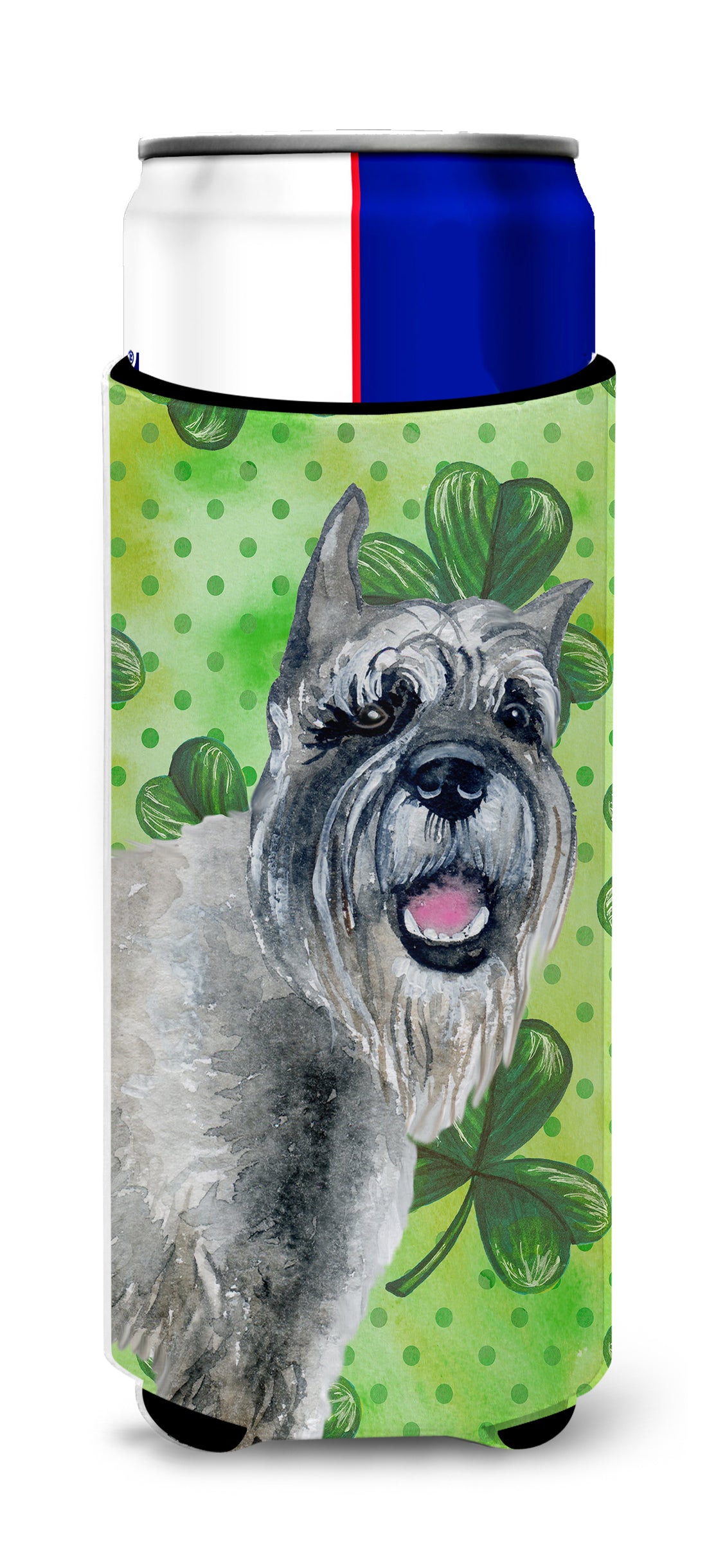 Schnauzer St Patrick&#39;s  Ultra Hugger for slim cans BB9836MUK  the-store.com.