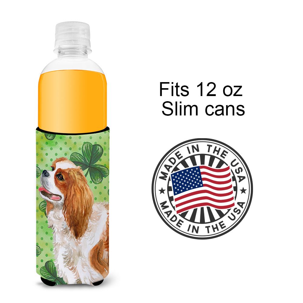 Cavalier Spaniel St Patrick's  Ultra Hugger for slim cans BB9837MUK
