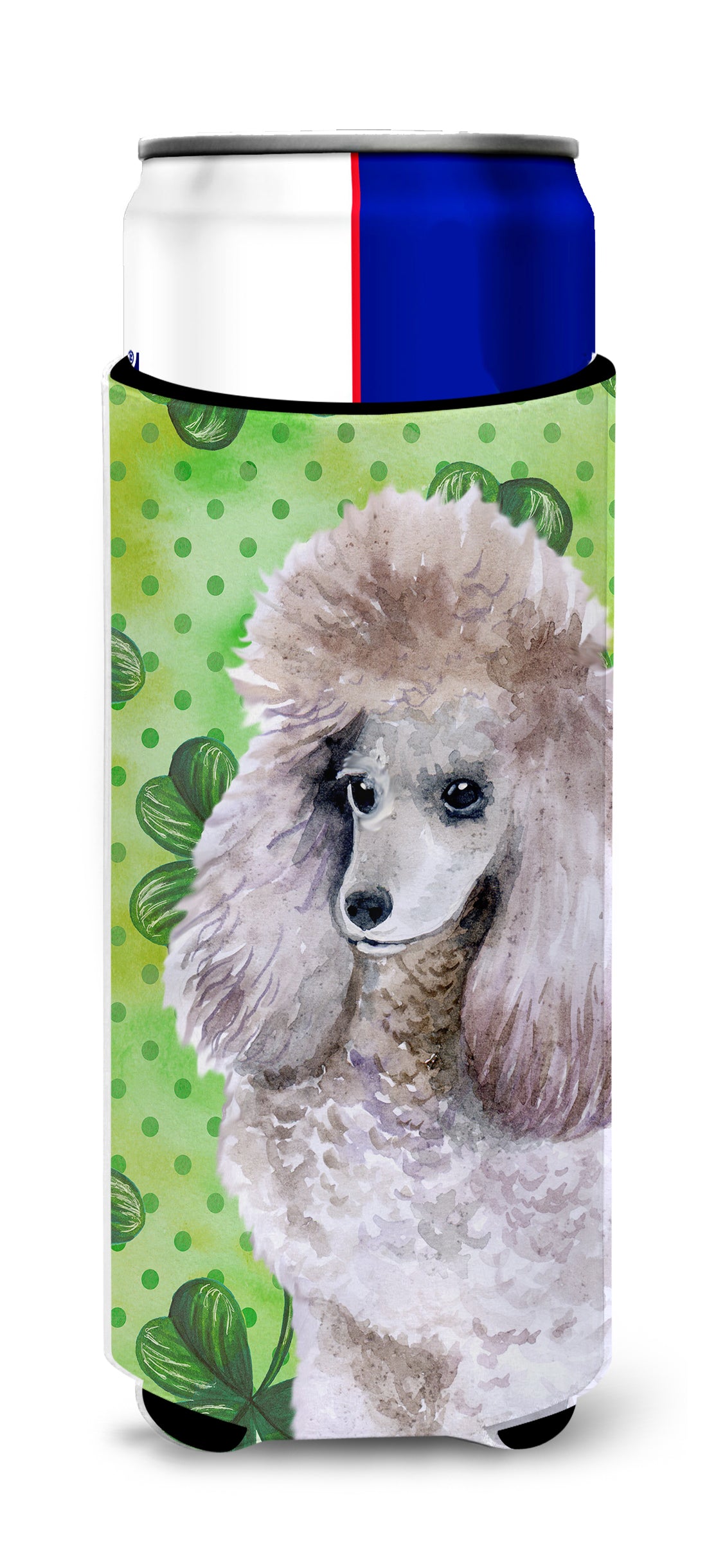 Poodle St Patrick&#39;s  Ultra Hugger for slim cans BB9839MUK  the-store.com.