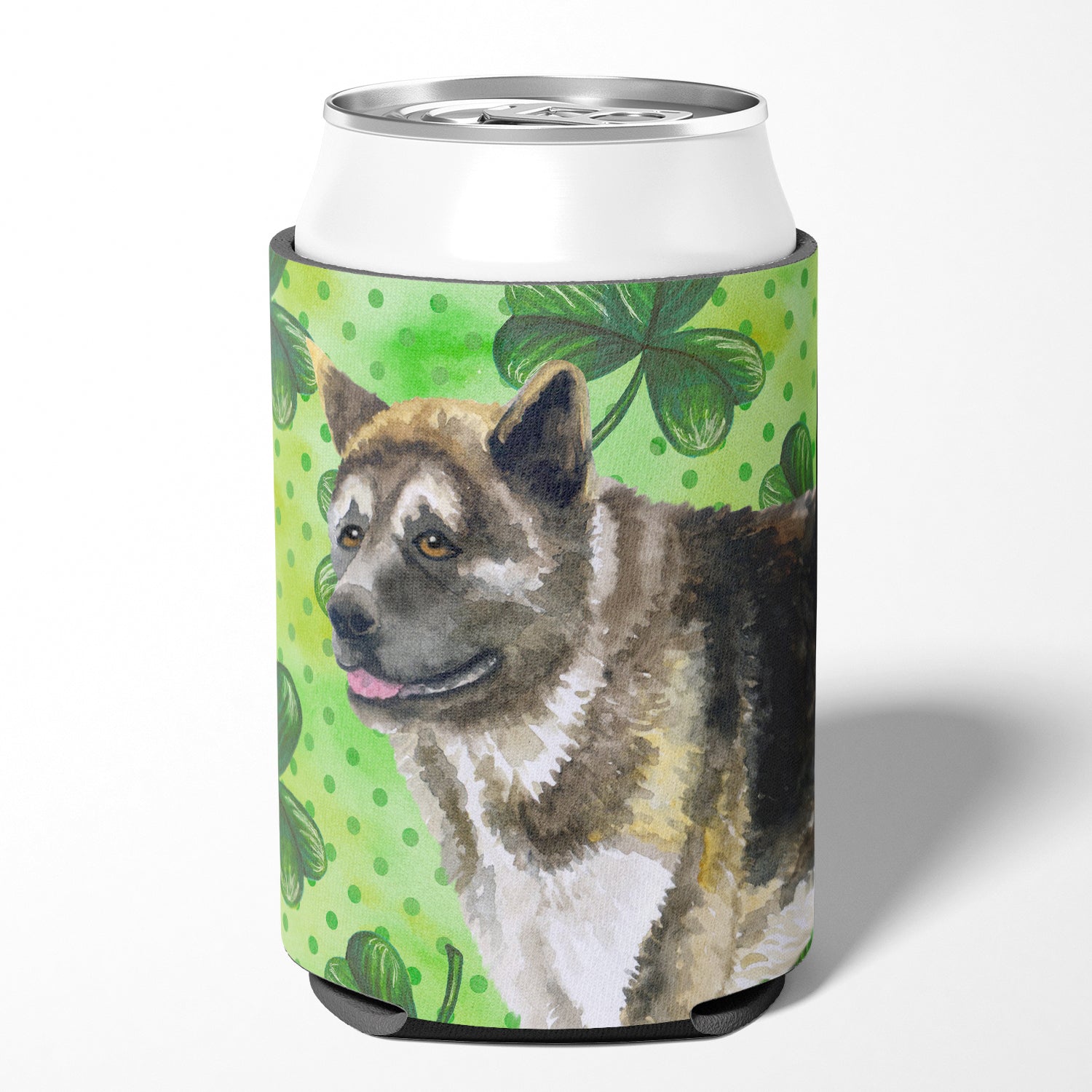 American Akita St Patrick's Can or Bottle Hugger BB9843CC  the-store.com.