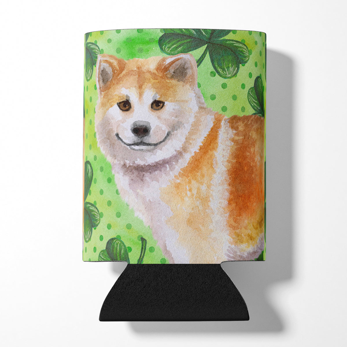 Shiba Inu St Patrick&#39;s Can or Bottle Hugger BB9852CC  the-store.com.