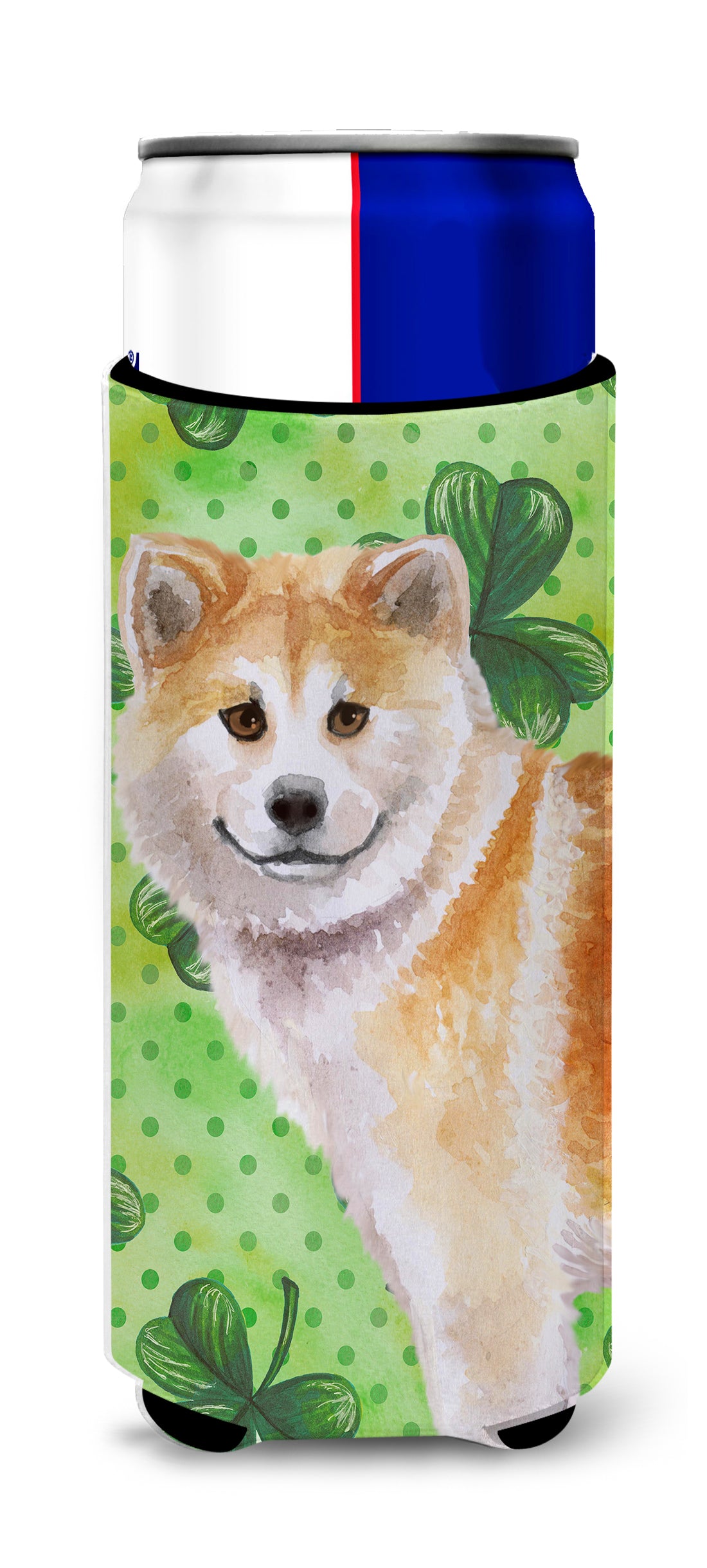 Shiba Inu St Patrick&#39;s  Ultra Hugger for slim cans BB9852MUK  the-store.com.