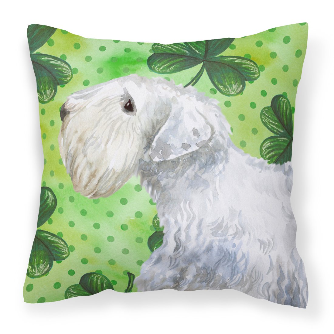 Sealyham Terrier St Patrick&#39;s Fabric Decorative Pillow BB9858PW1818 by Caroline&#39;s Treasures