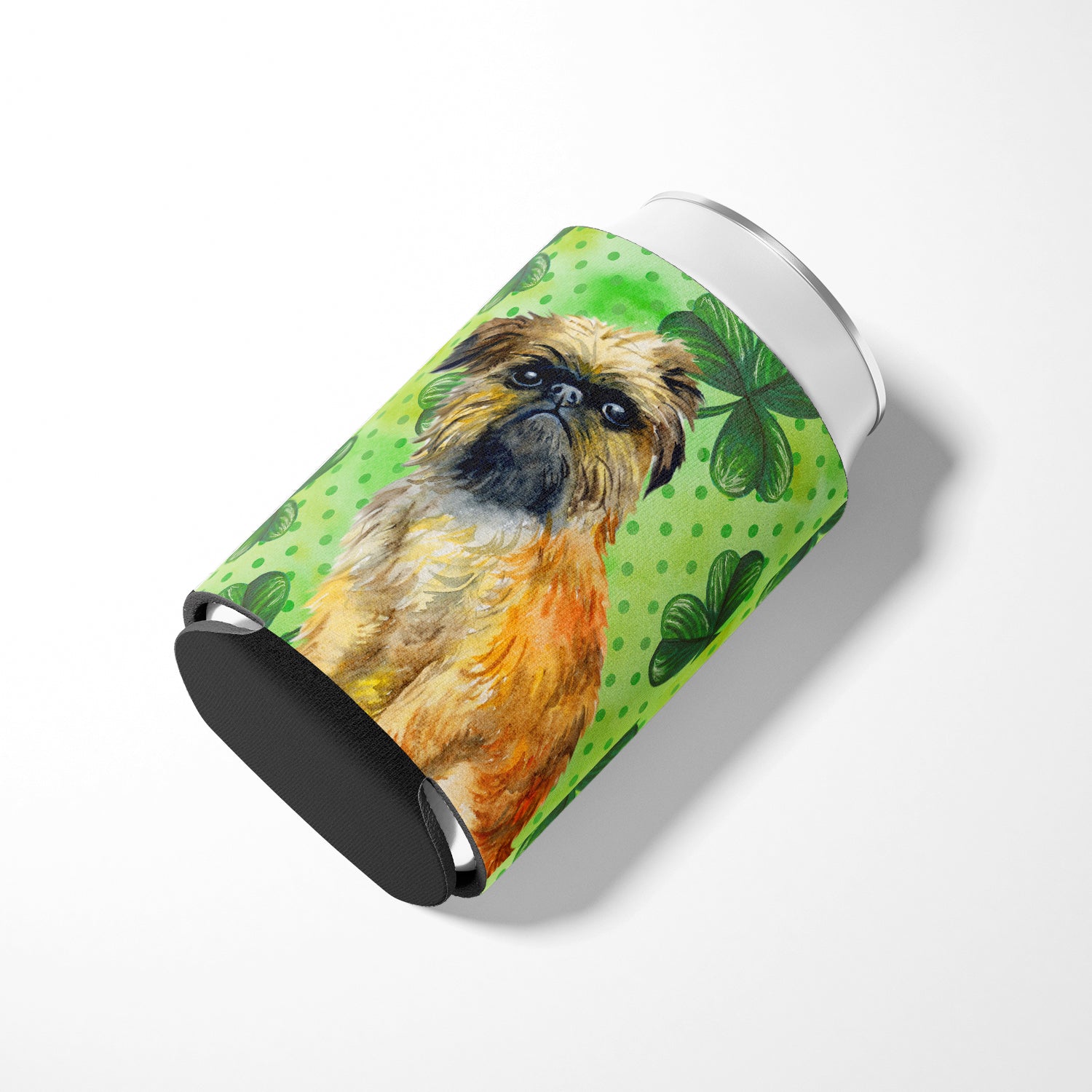 Brussels Griffon St Patrick's Can or Bottle Hugger BB9861CC