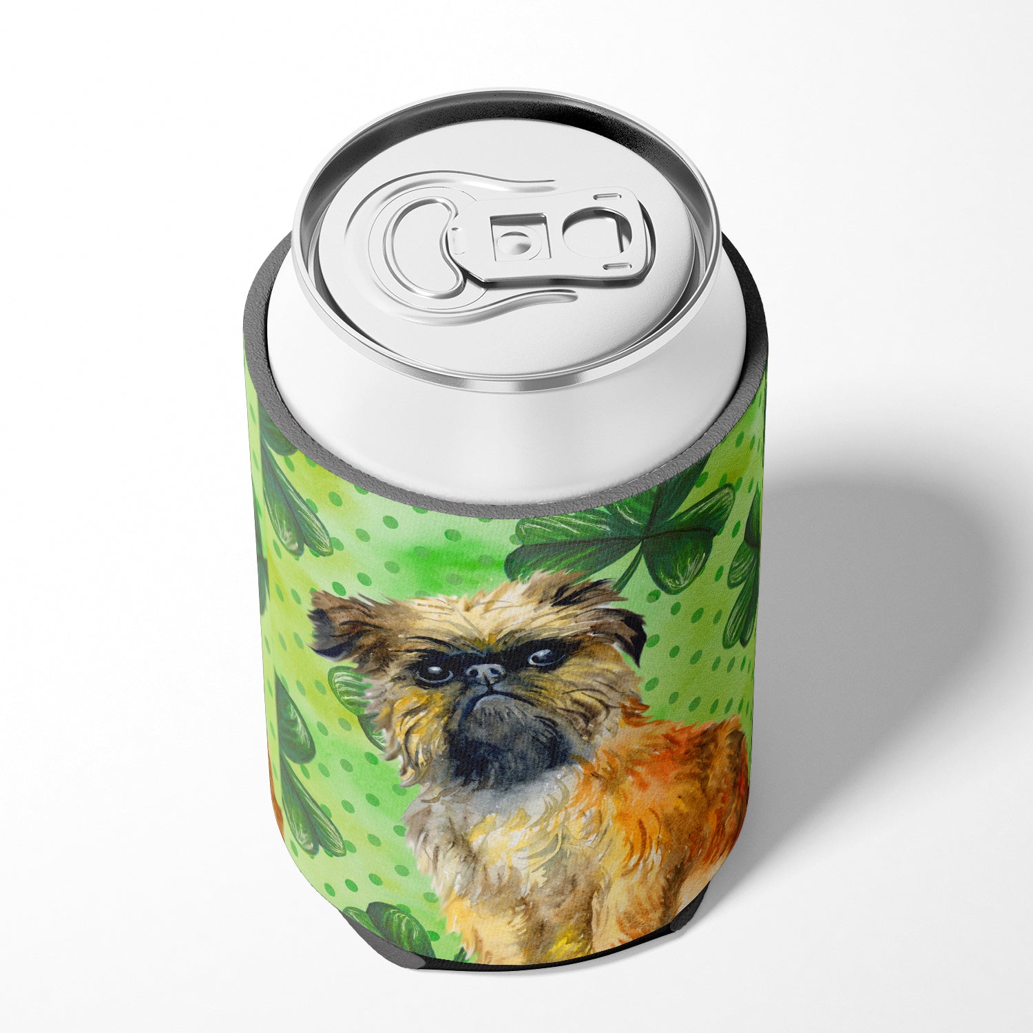 Brussels Griffon St Patrick's Can or Bottle Hugger BB9861CC  the-store.com.