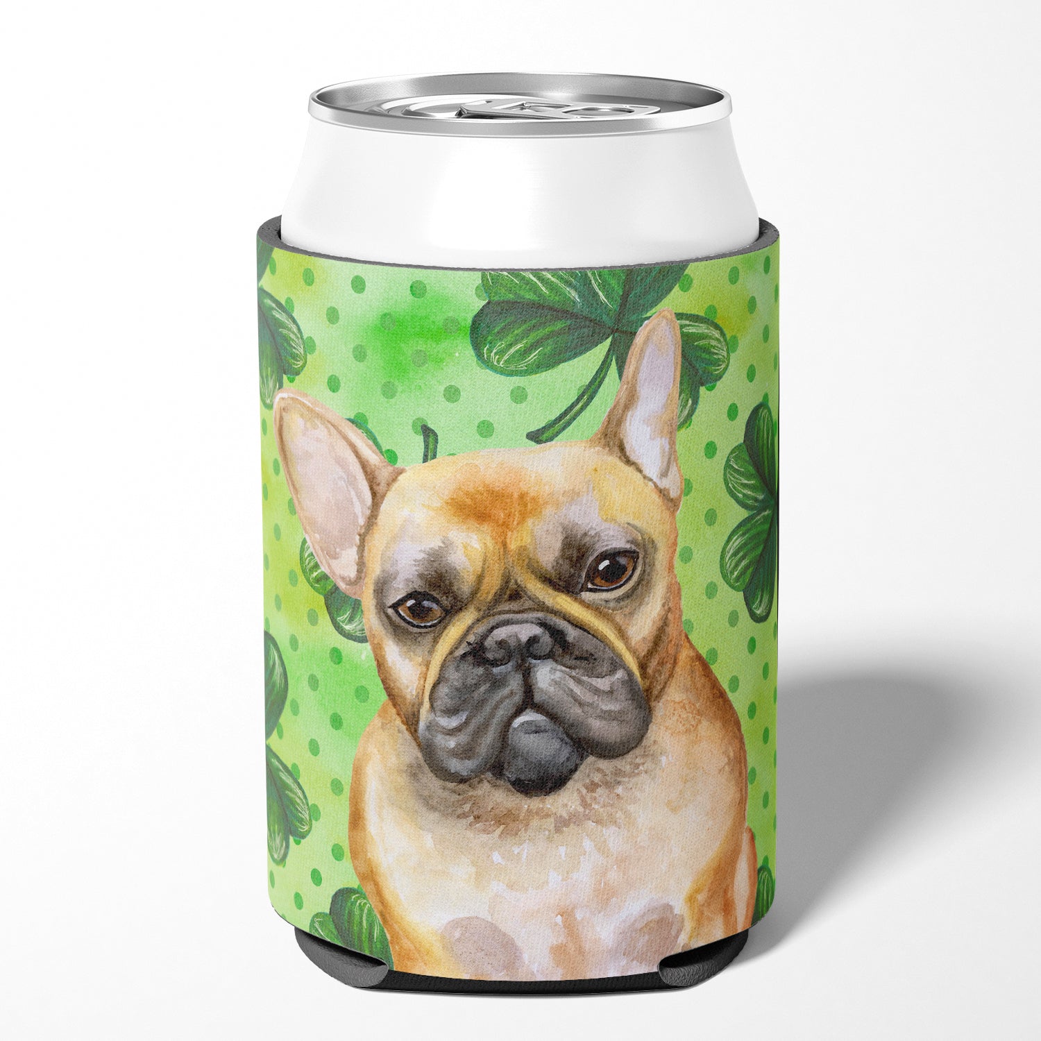French Bulldog St Patrick's Can or Bottle Hugger BB9862CC  the-store.com.