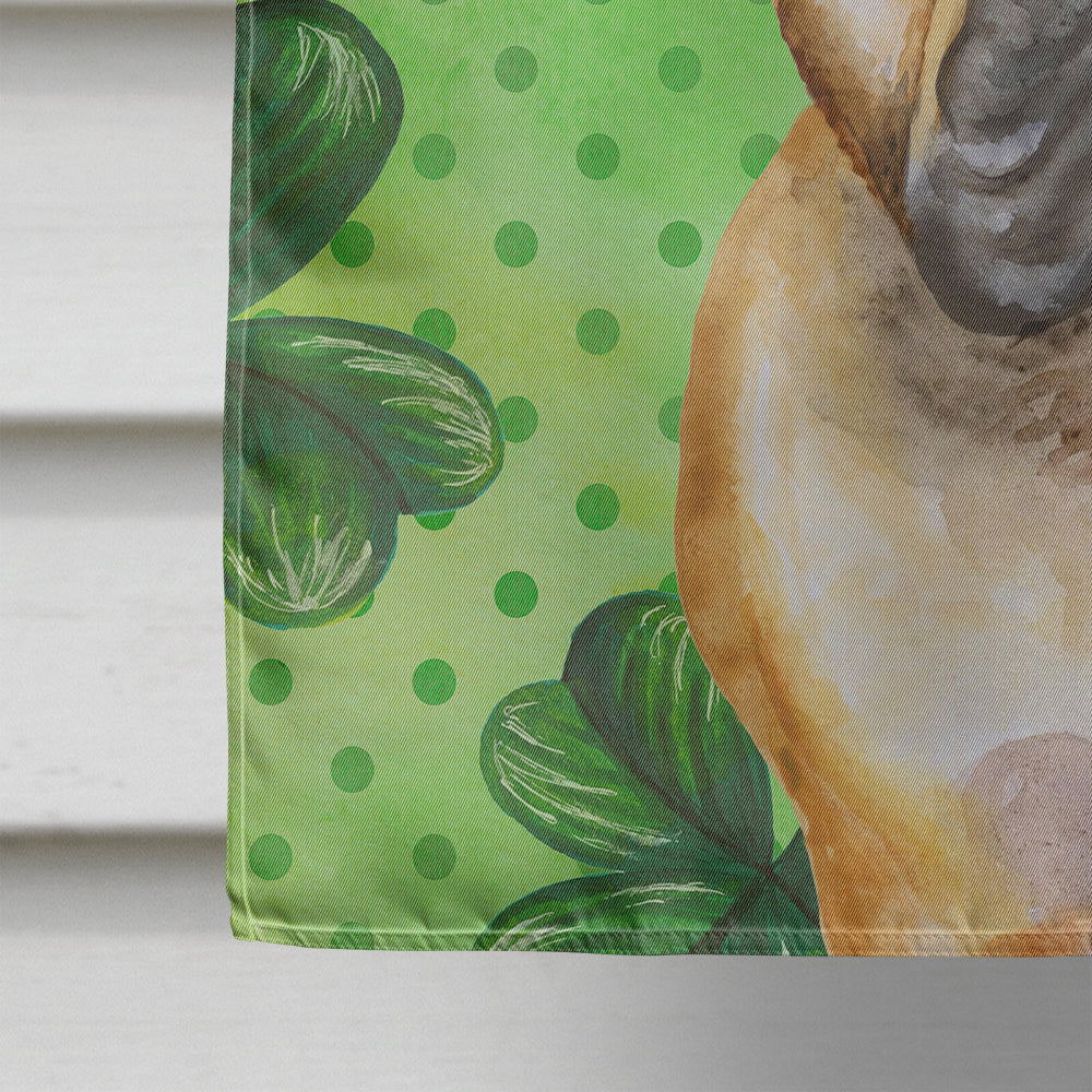 French Bulldog St Patrick's Flag Canvas House Size BB9862CHF  the-store.com.