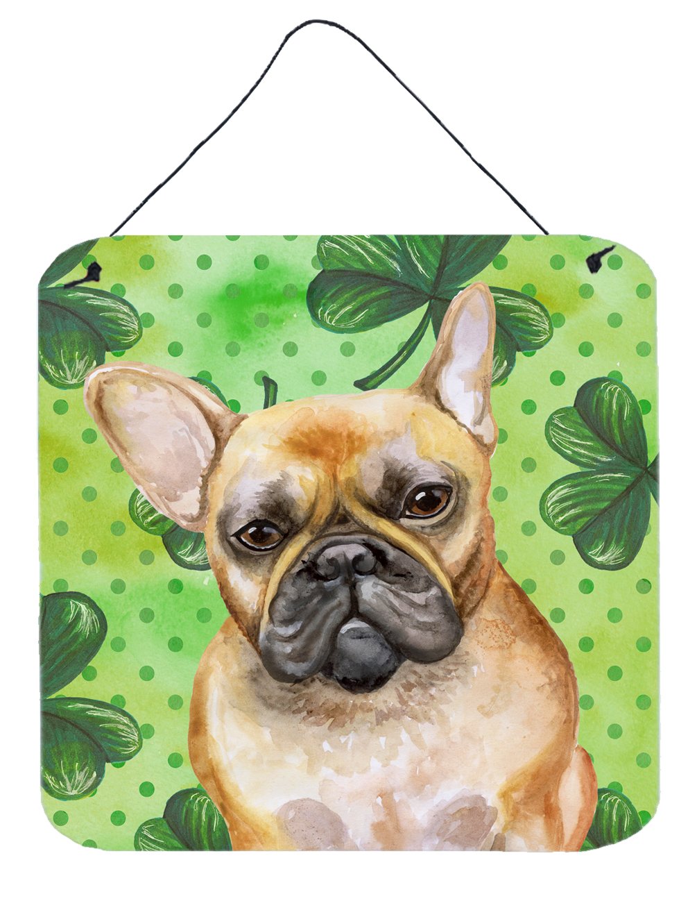 French Bulldog St Patrick&#39;s Wall or Door Hanging Prints BB9862DS66 by Caroline&#39;s Treasures