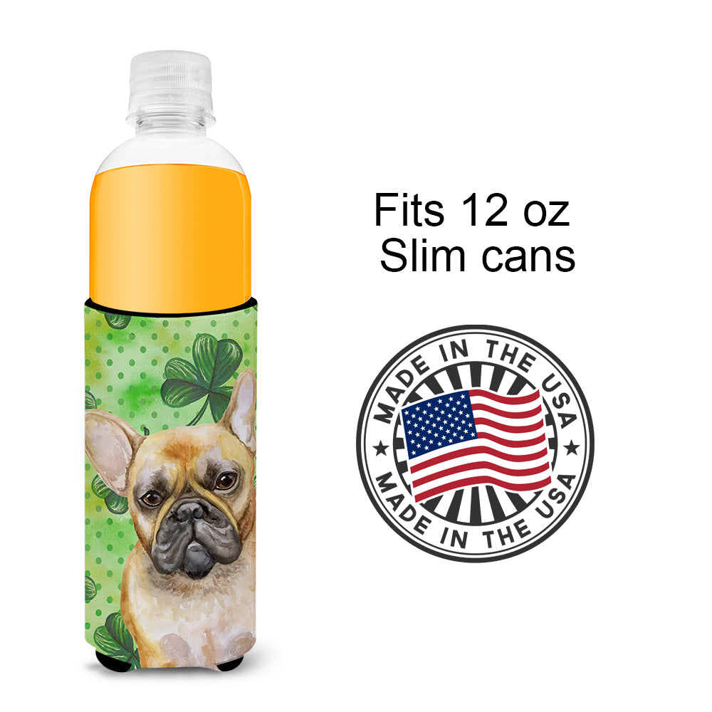 French Bulldog St Patrick's  Ultra Hugger for slim cans BB9862MUK