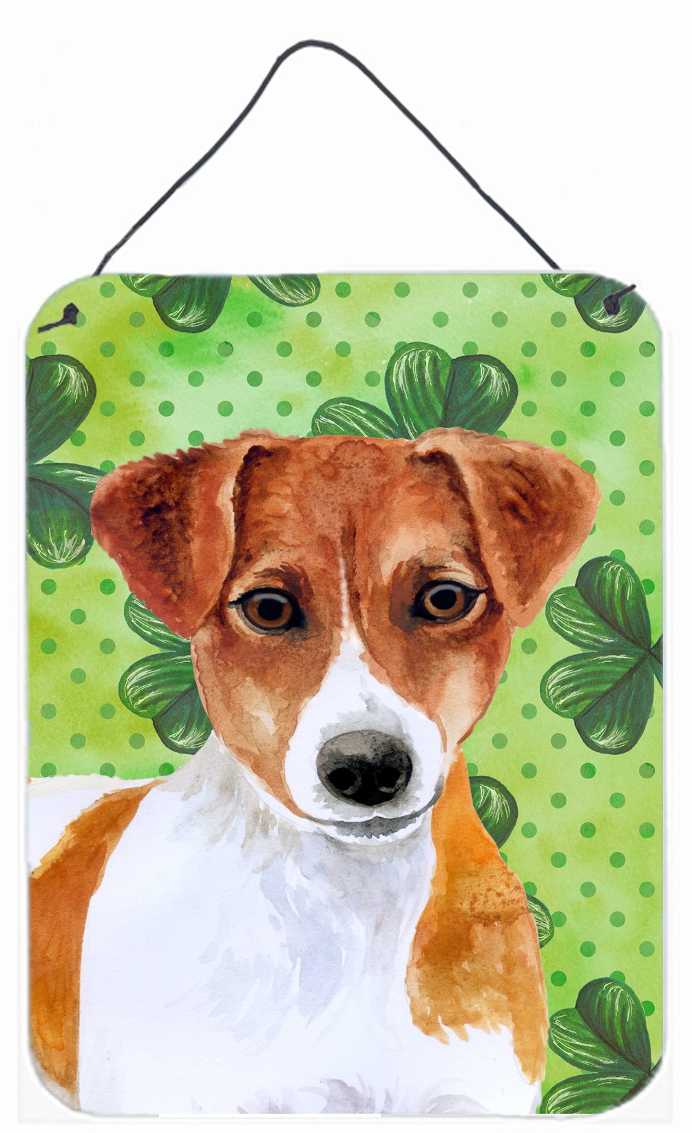 Jack Russell Terrier St Patrick&#39;s Wall or Door Hanging Prints BB9863DS1216 by Caroline&#39;s Treasures