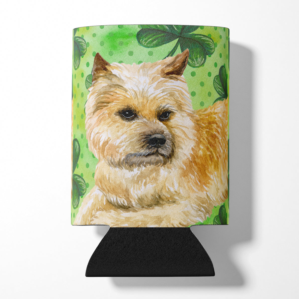 Cairn Terrier St Patrick&#39;s Can or Bottle Hugger BB9864CC  the-store.com.