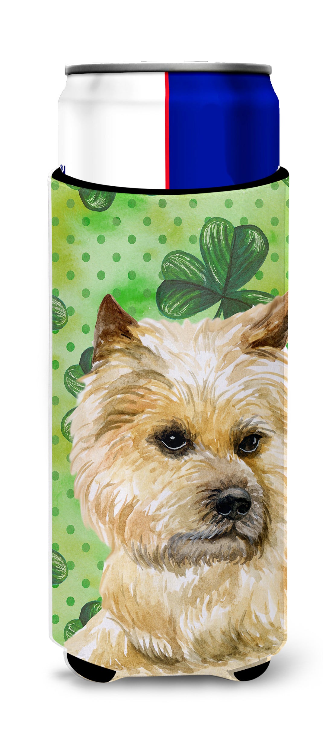 Cairn Terrier St Patrick's  Ultra Hugger for slim cans BB9864MUK  the-store.com.