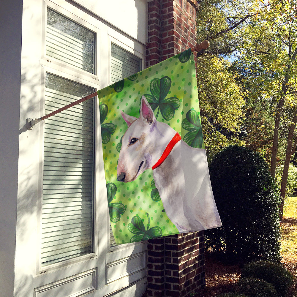 Bull Terrier St Patrick's Flag Canvas House Size BB9867CHF  the-store.com.