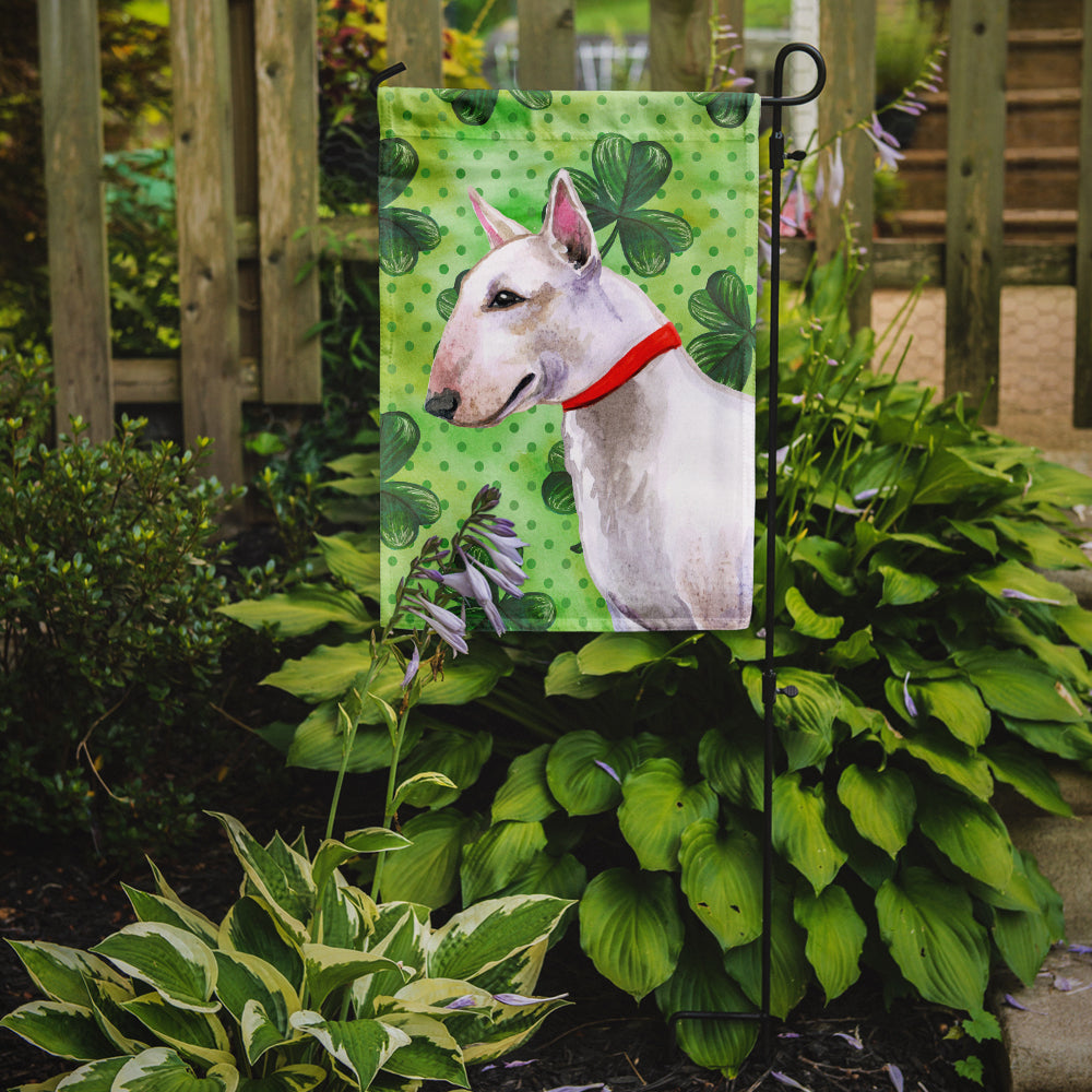 Bull Terrier St Patrick's Flag Garden Size BB9867GF