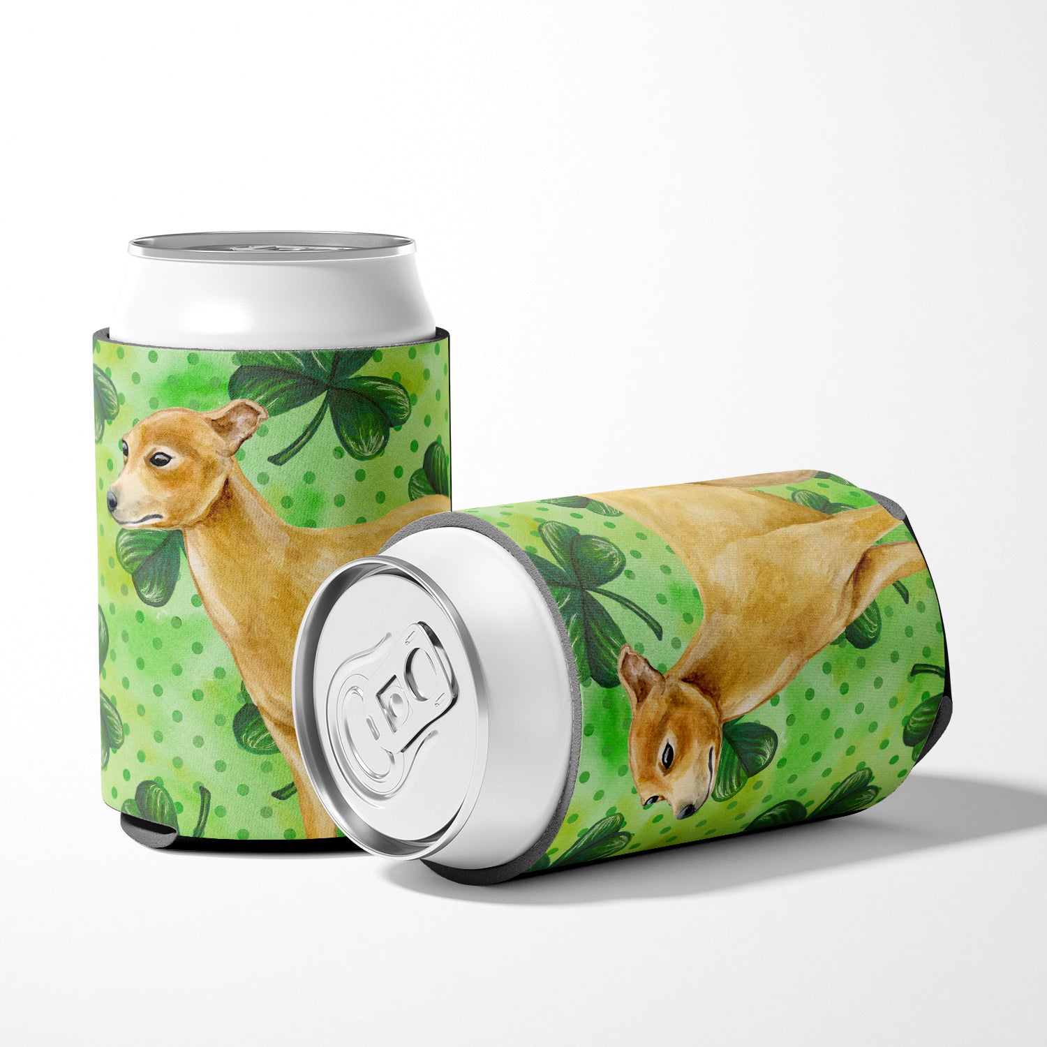 Italian Greyhound St Patrick's Can or Bottle Hugger BB9872CC