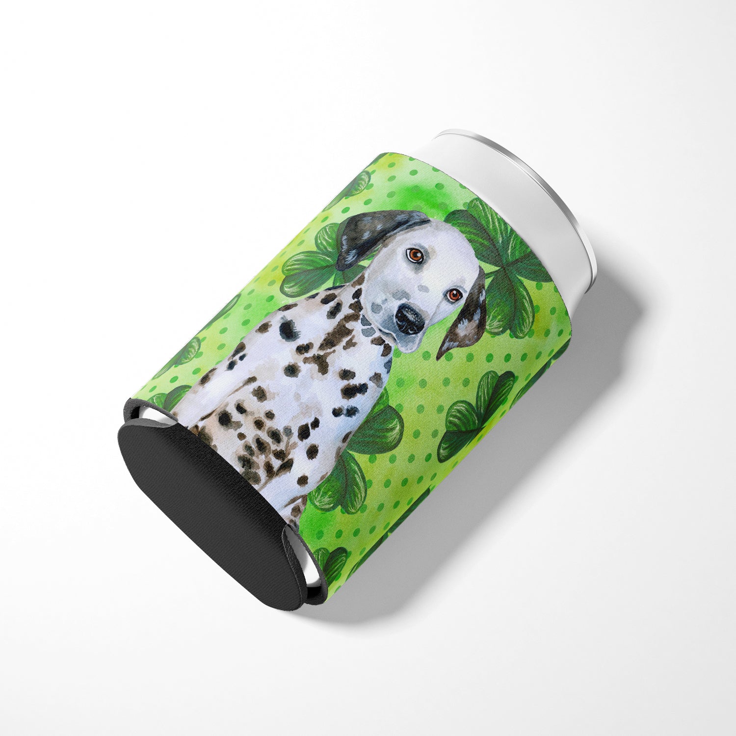 Dalmatian Puppy St Patrick's Can or Bottle Hugger BB9882CC