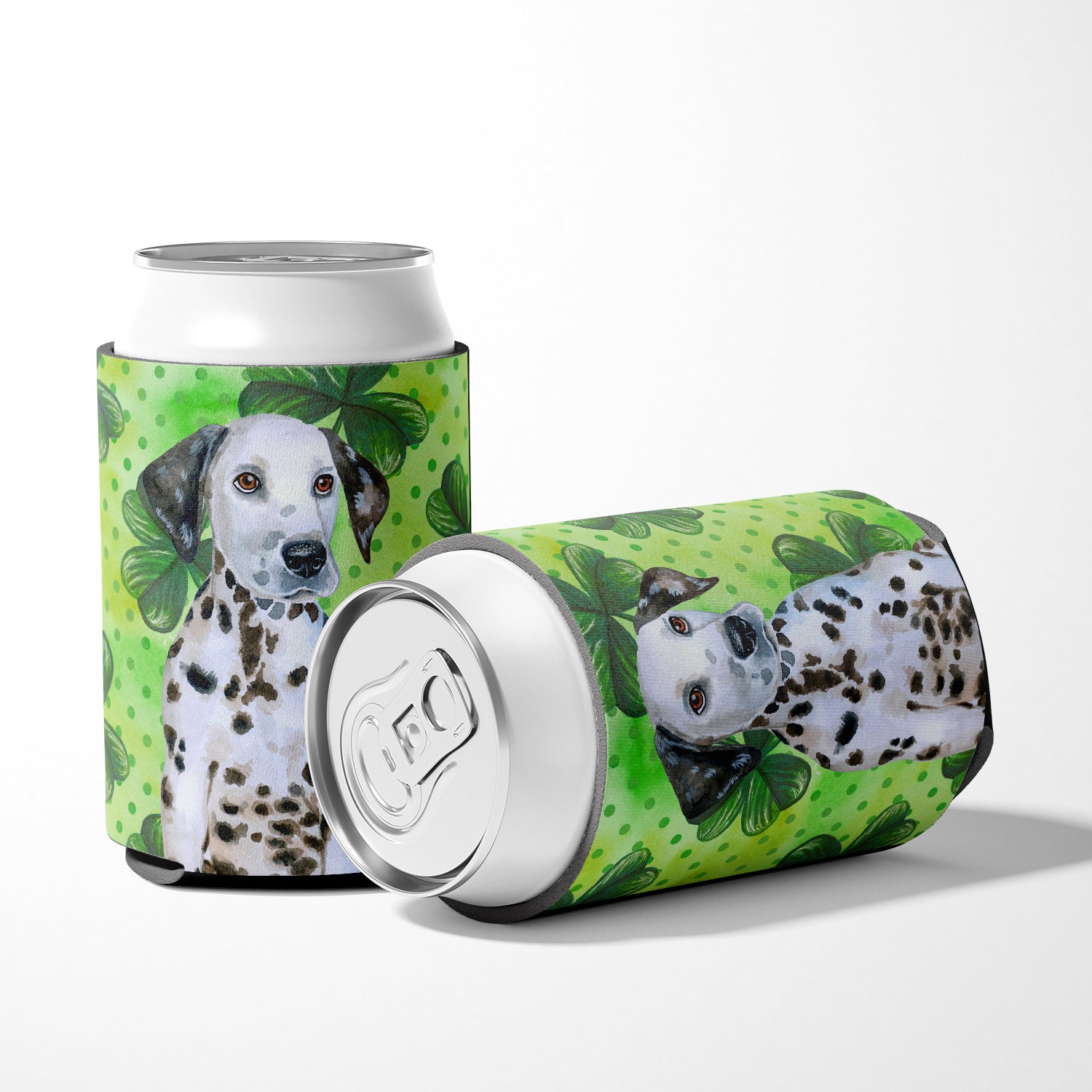 Dalmatian Puppy St Patrick's Can or Bottle Hugger BB9882CC