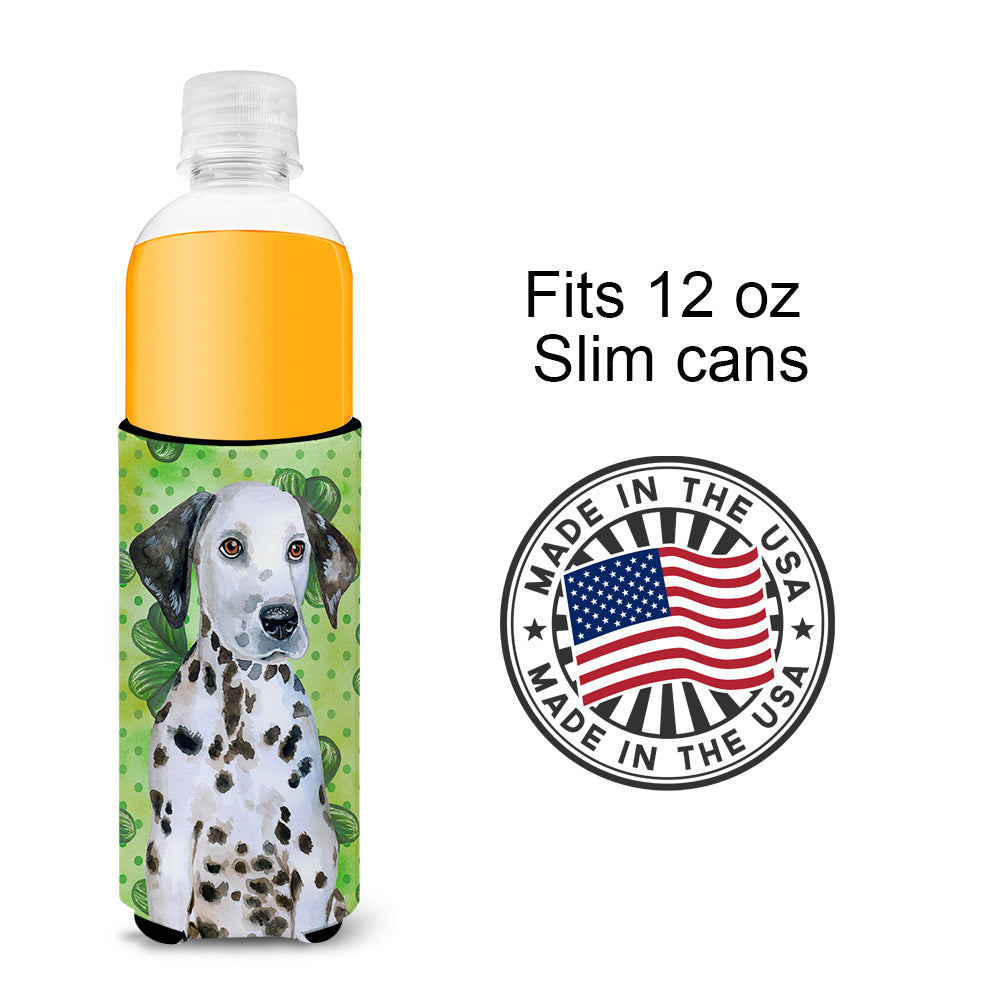 Dalmatian Puppy St Patrick's  Ultra Hugger for slim cans BB9882MUK  the-store.com.