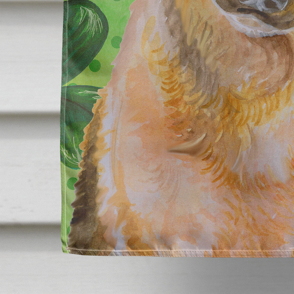 German Shepherd #2 St Patrick's Flag Canvas House Size BB9885CHF  the-store.com.