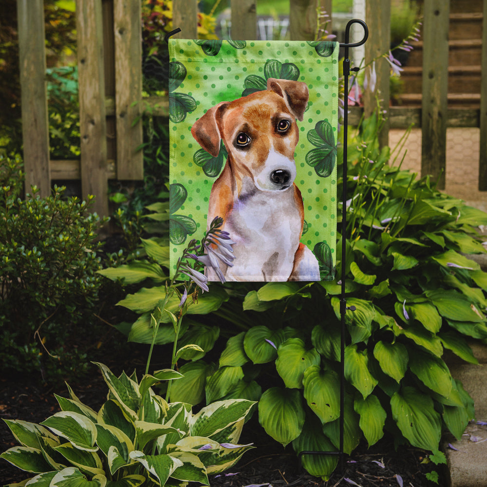 Jack Russell Terrier #2 St Patrick's Flag Garden Size BB9887GF  the-store.com.