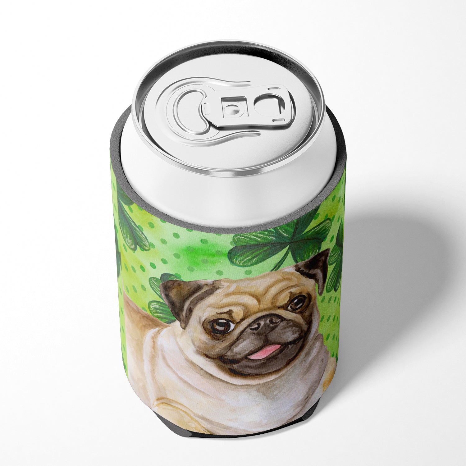 Fawn Pug St Patrick's Can or Bottle Hugger BB9892CC