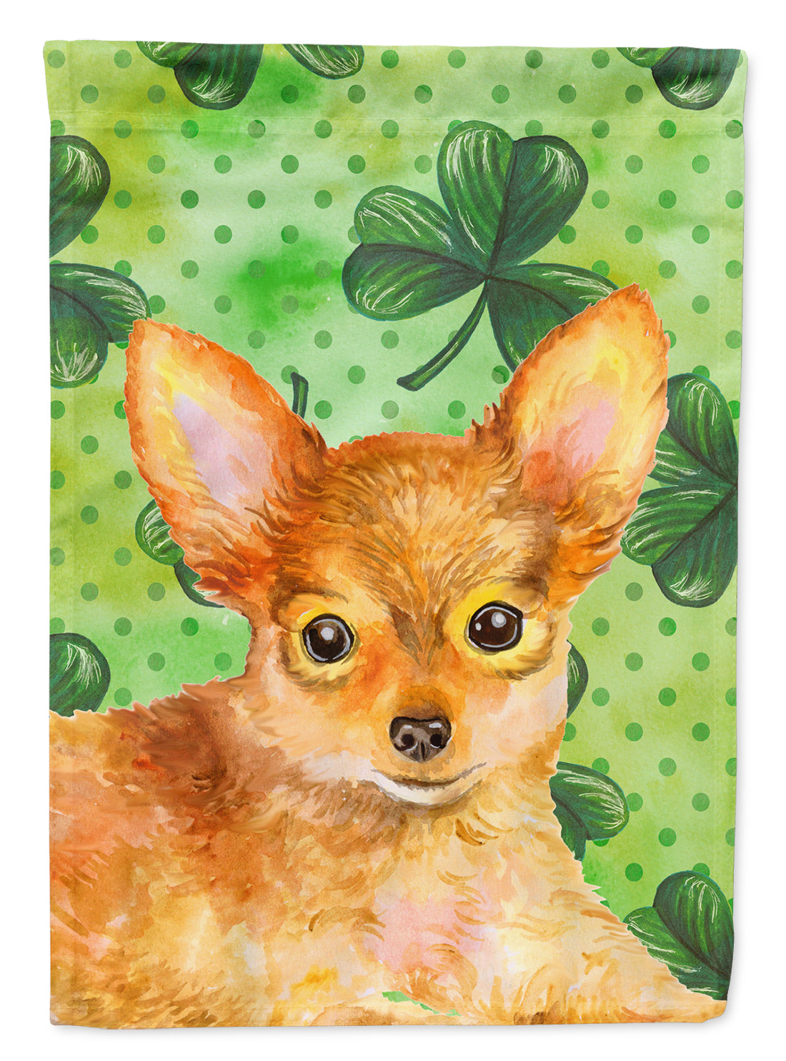 Toy Terrier St Patrick&#39;s Flag Canvas House Size BB9896CHF  the-store.com.