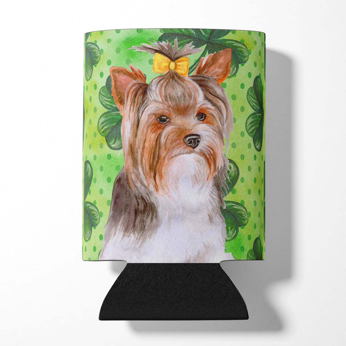 Yorkshire Terrier #2 St Patrick&#39;s Can or Bottle Hugger BB9897CC  the-store.com.