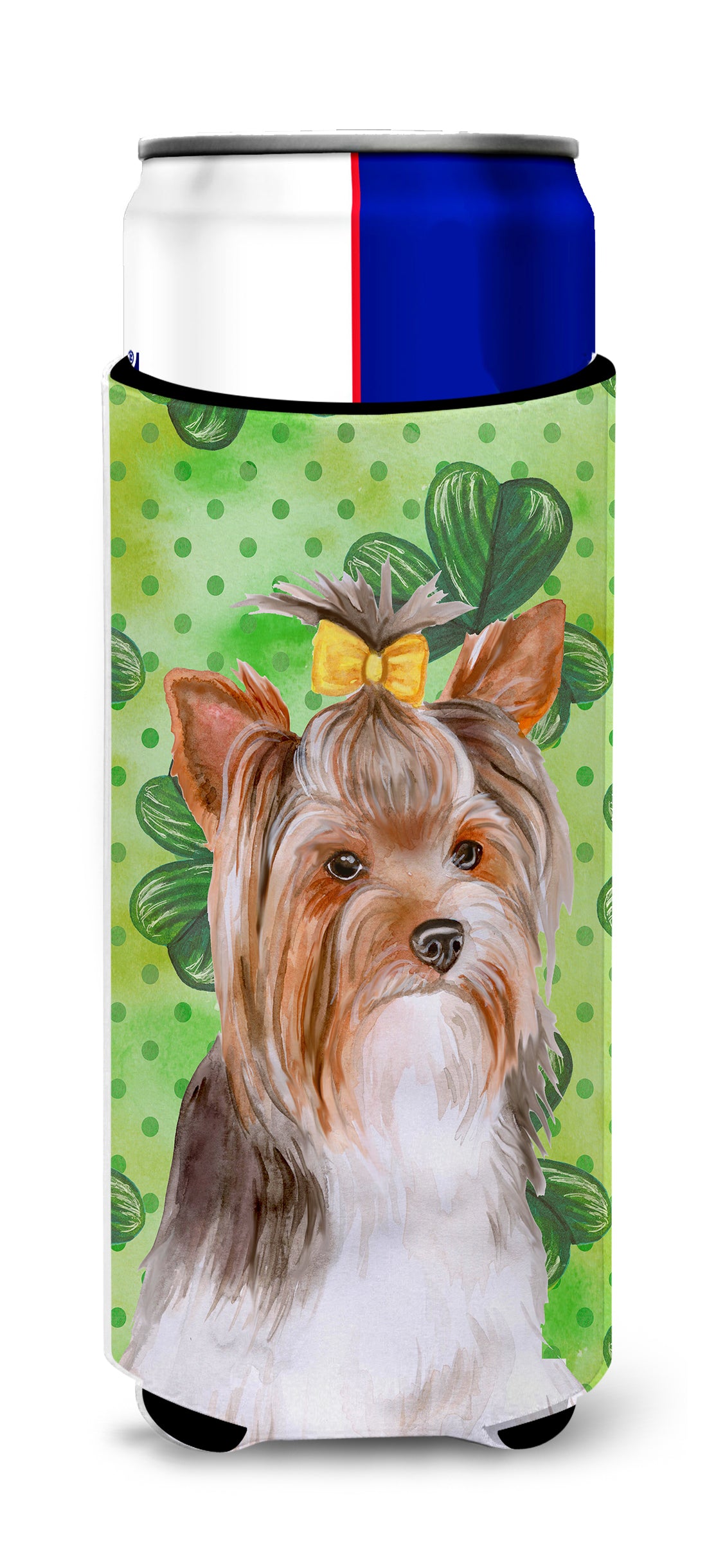 Yorkshire Terrier #2 St Patrick&#39;s  Ultra Hugger for slim cans BB9897MUK  the-store.com.
