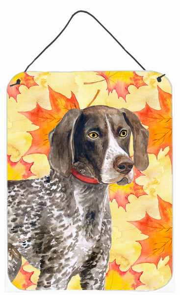 German Shorthaired Pointer Fall Wall or Door Hanging Prints BB9902DS1216 by Caroline's Treasures