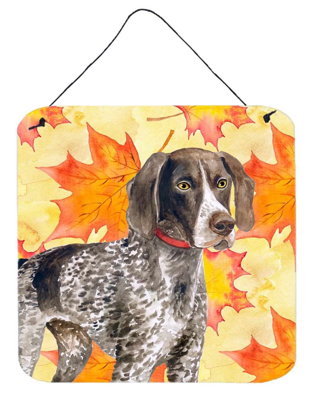 German Shorthaired Pointer Fall Wall or Door Hanging Prints BB9902DS66 by Caroline&#39;s Treasures