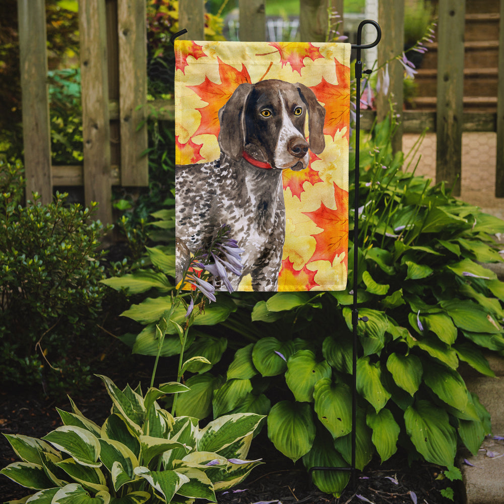 German Shorthaired Pointer Fall Flag Garden Size BB9902GF  the-store.com.