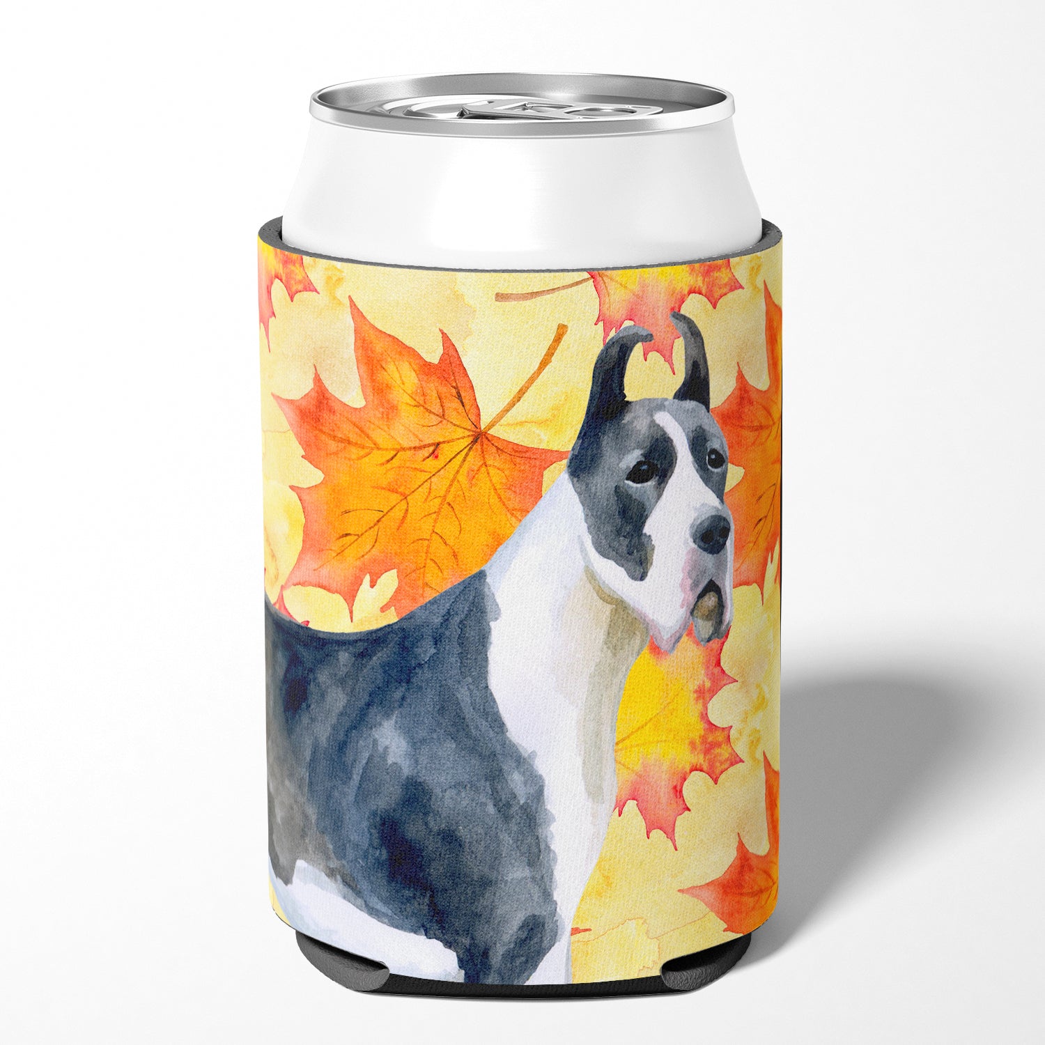 Harlequin Great Dane Fall Can or Bottle Hugger BB9904CC  the-store.com.