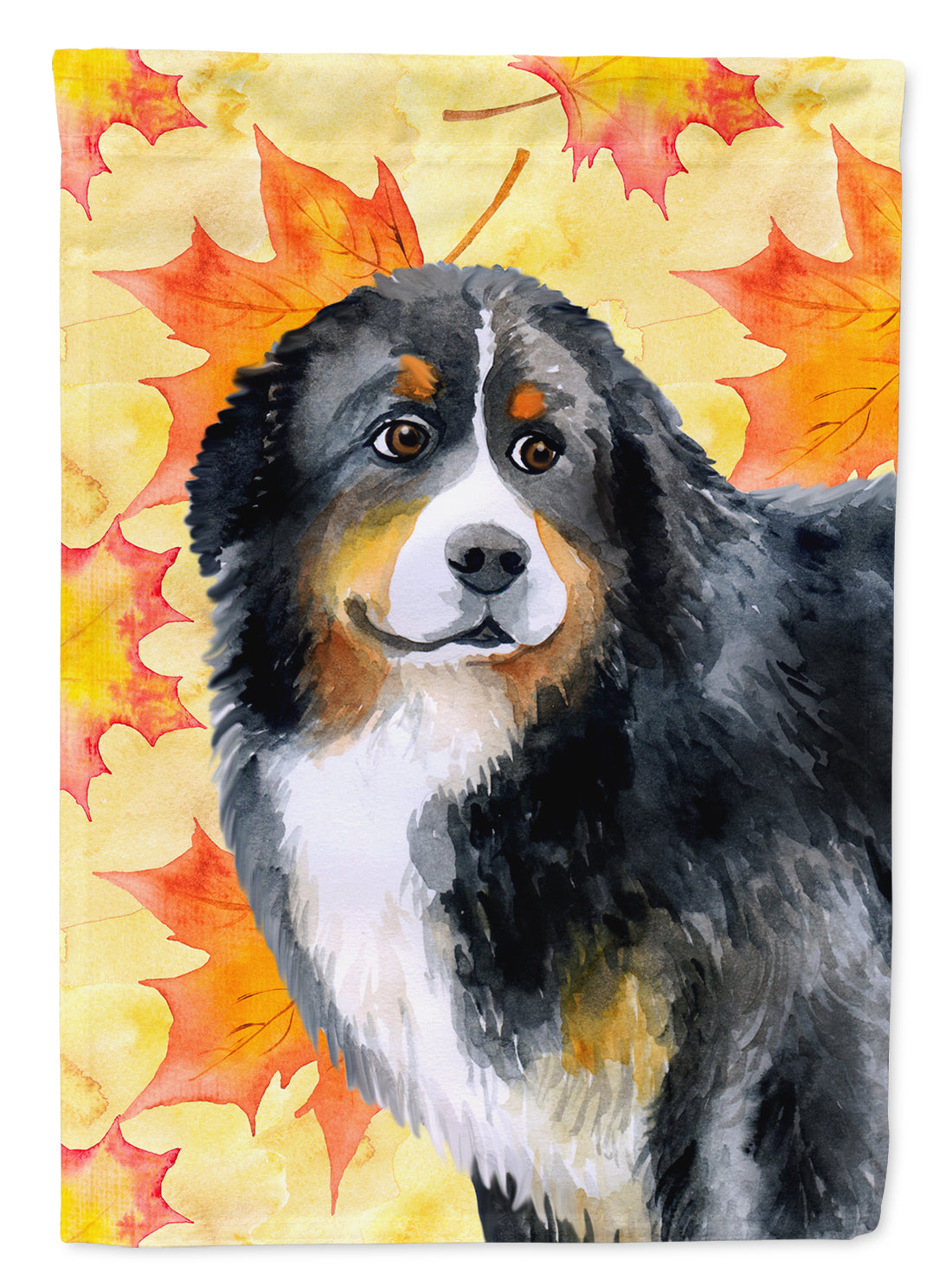 Bernese Mountain Dog Fall Flag Canvas House Size BB9906CHF  the-store.com.