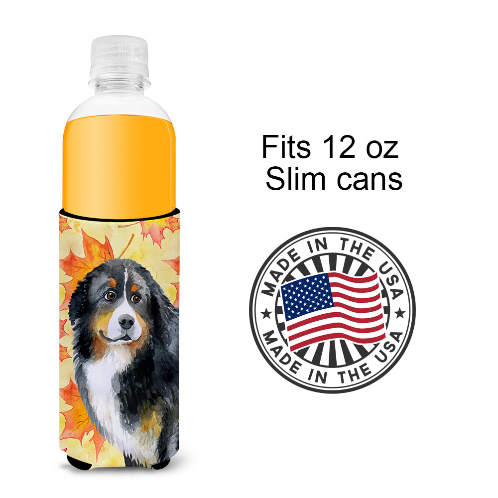 Bernese Mountain Dog Fall  Ultra Hugger for slim cans BB9906MUK  the-store.com.