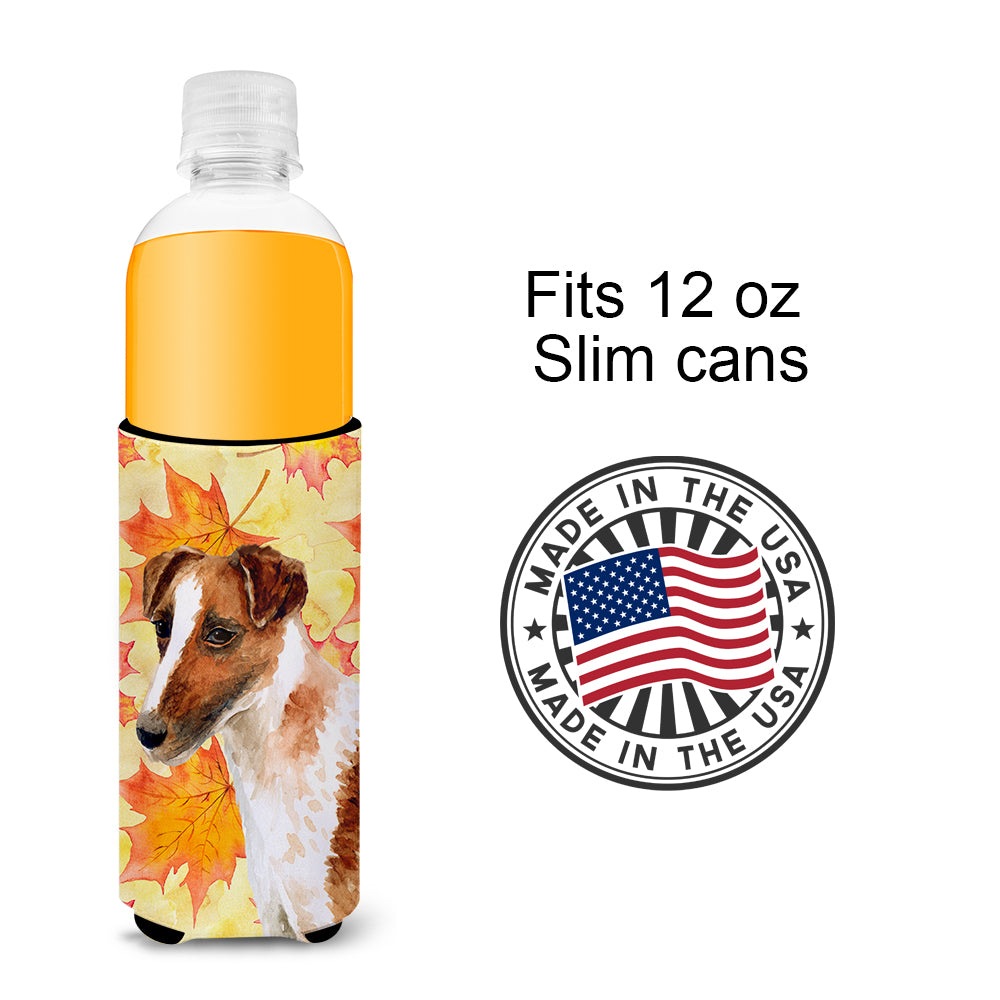 Smooth Fox Terrier Fall  Ultra Hugger for slim cans BB9908MUK