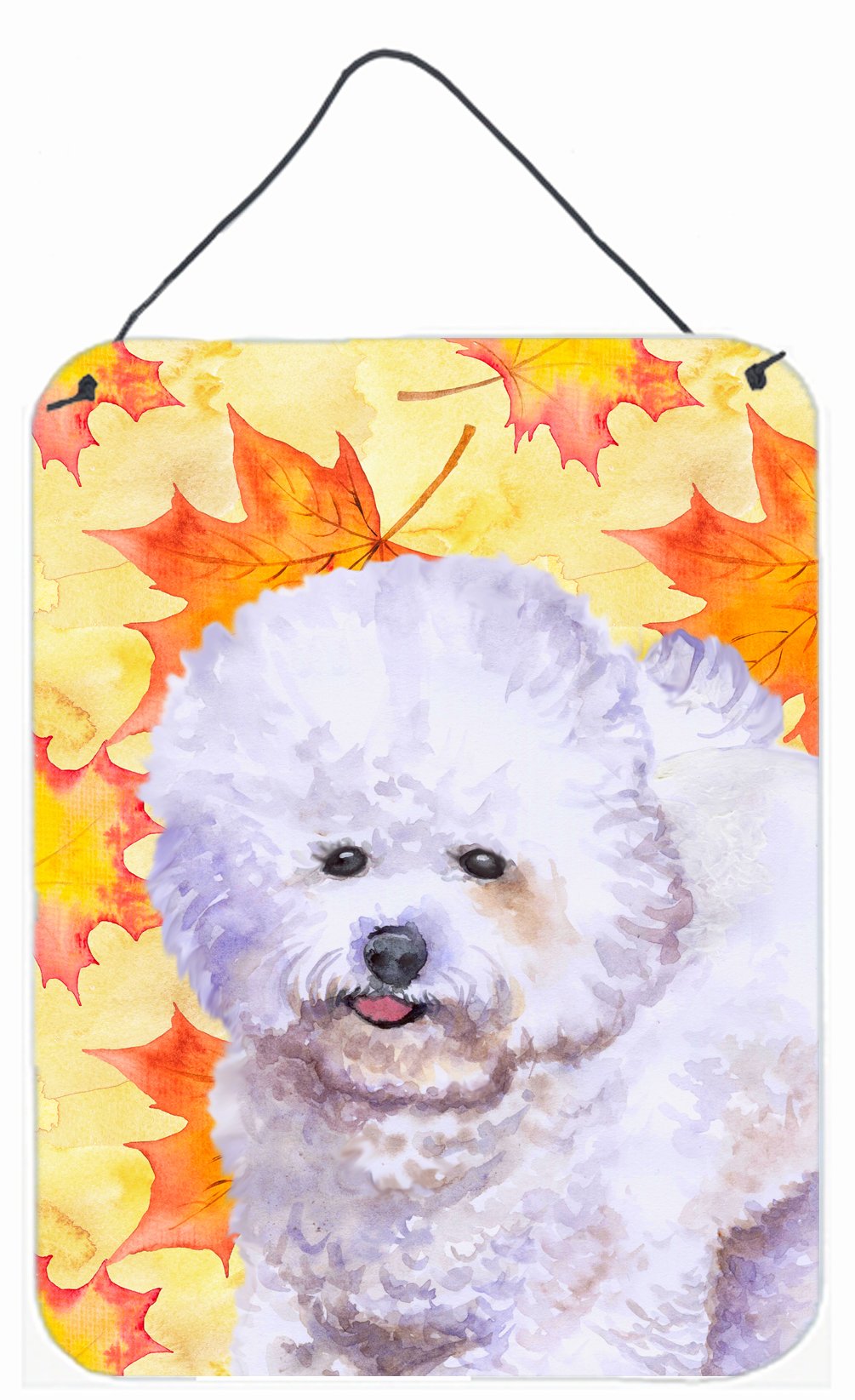 Bichon Frise Fall Wall or Door Hanging Prints BB9909DS1216 by Caroline&#39;s Treasures