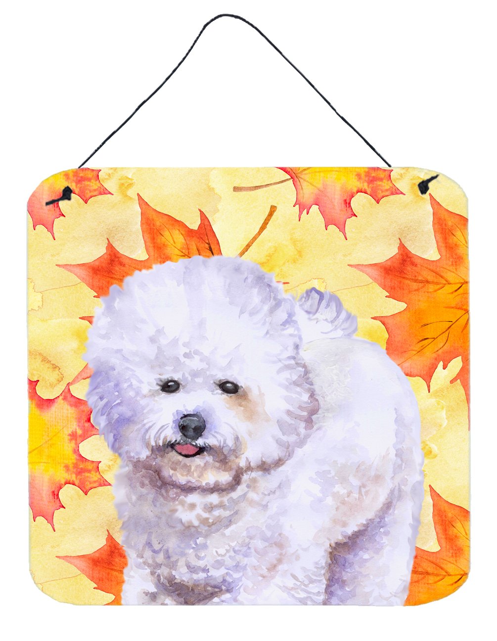 Bichon Frise Fall Wall or Door Hanging Prints BB9909DS66 by Caroline&#39;s Treasures
