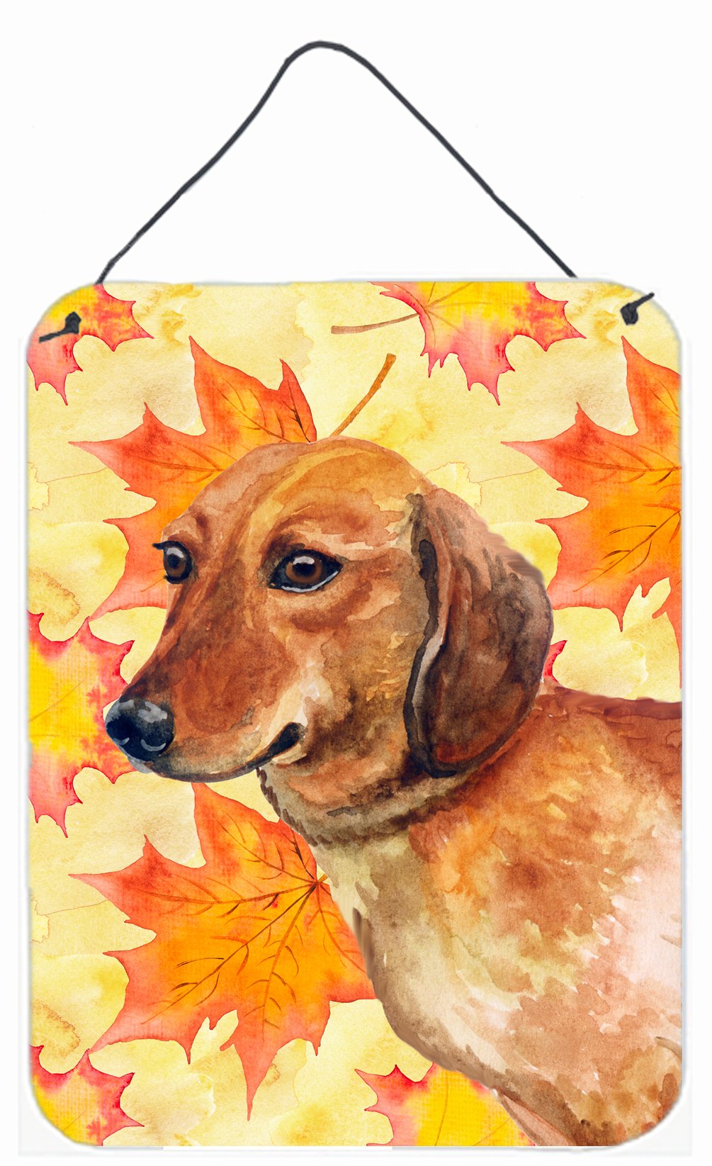 Dachshund Fall Wall or Door Hanging Prints BB9913DS1216 by Caroline&#39;s Treasures