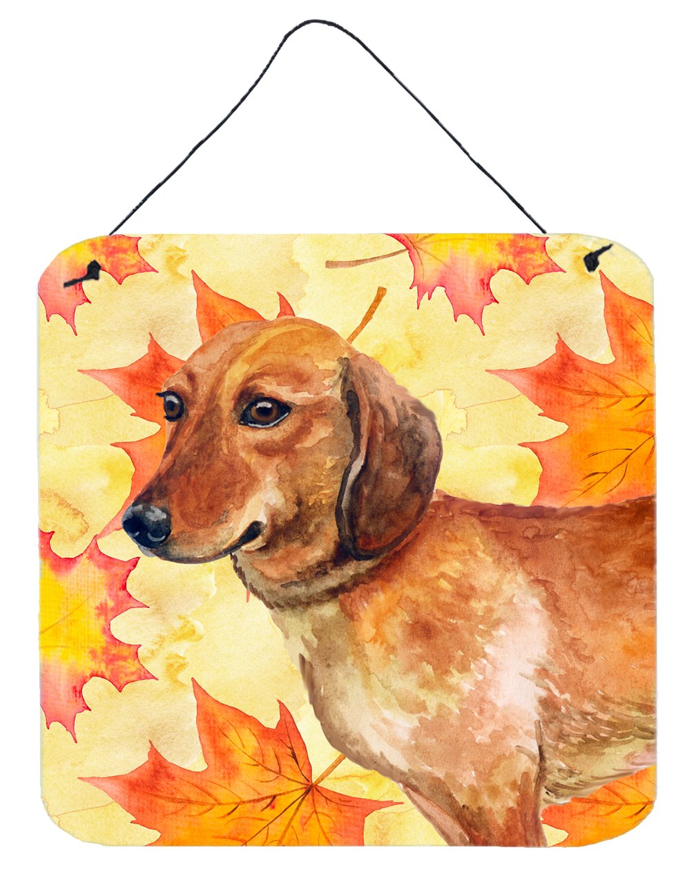 Dachshund Fall Wall or Door Hanging Prints BB9913DS66 by Caroline&#39;s Treasures