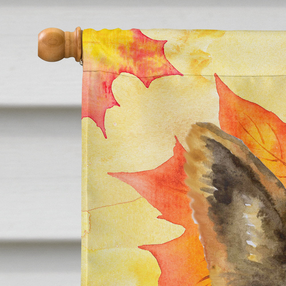 German Shepherd Fall Flag Canvas House Size BB9915CHF  the-store.com.