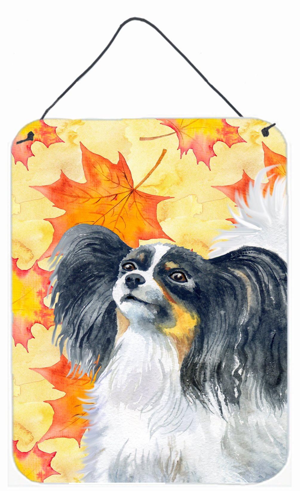 Papillon Fall Wall or Door Hanging Prints BB9918DS1216 by Caroline&#39;s Treasures
