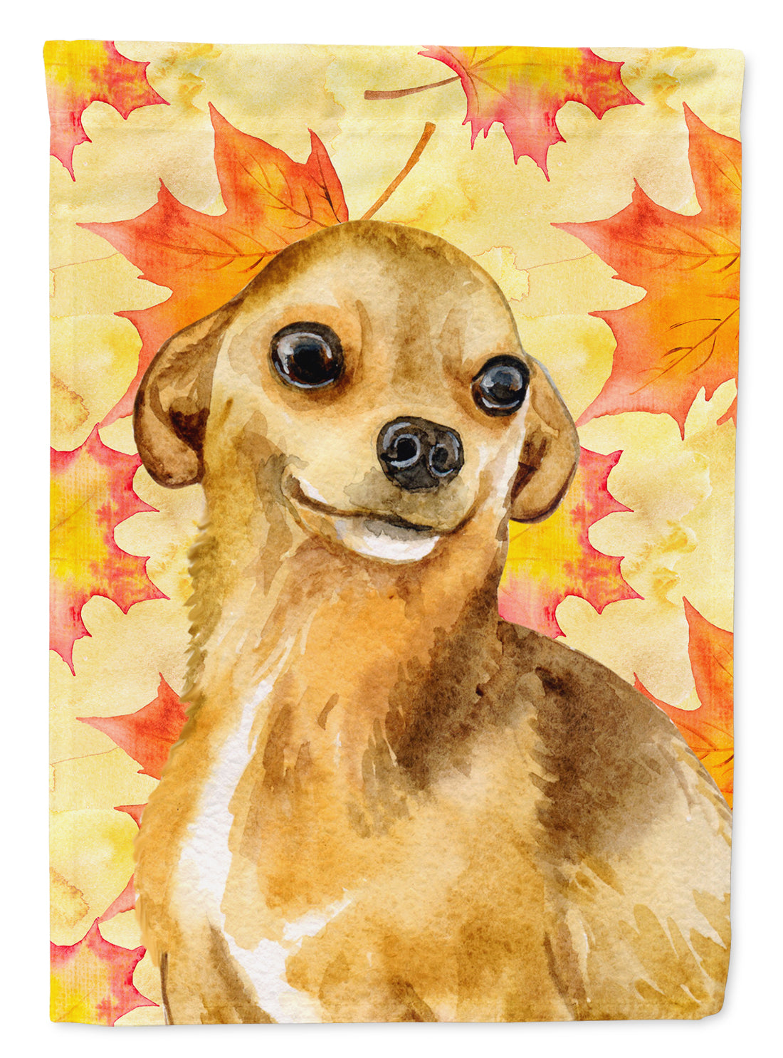 Chihuahua Fall Flag Canvas House Size BB9919CHF  the-store.com.