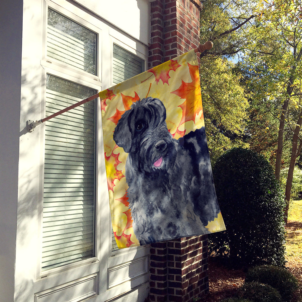 Giant Schnauzer Fall Flag Canvas House Size BB9921CHF  the-store.com.