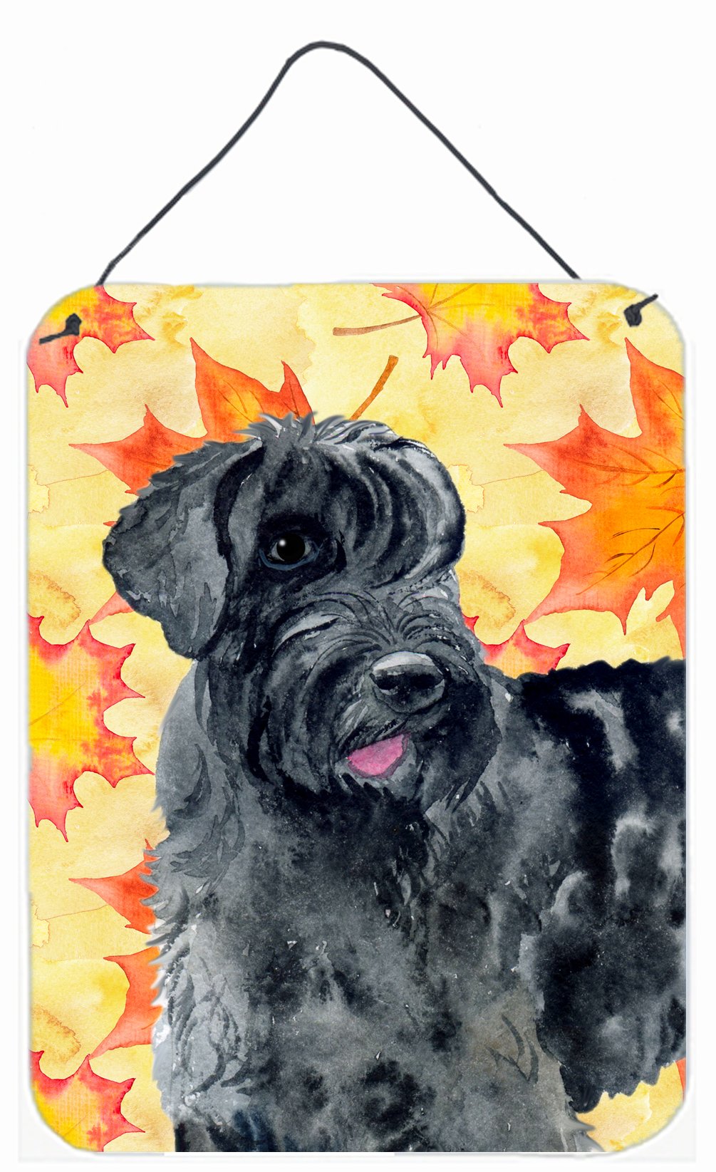 Giant Schnauzer Fall Wall or Door Hanging Prints BB9921DS1216 by Caroline&#39;s Treasures