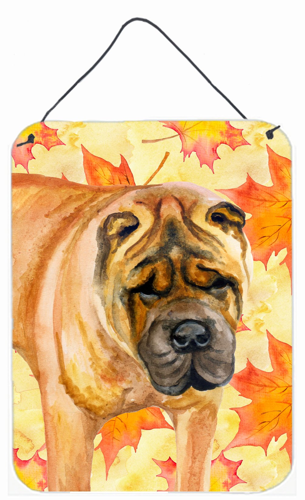 Shar Pei Fall Wall or Door Hanging Prints BB9922DS1216 by Caroline&#39;s Treasures