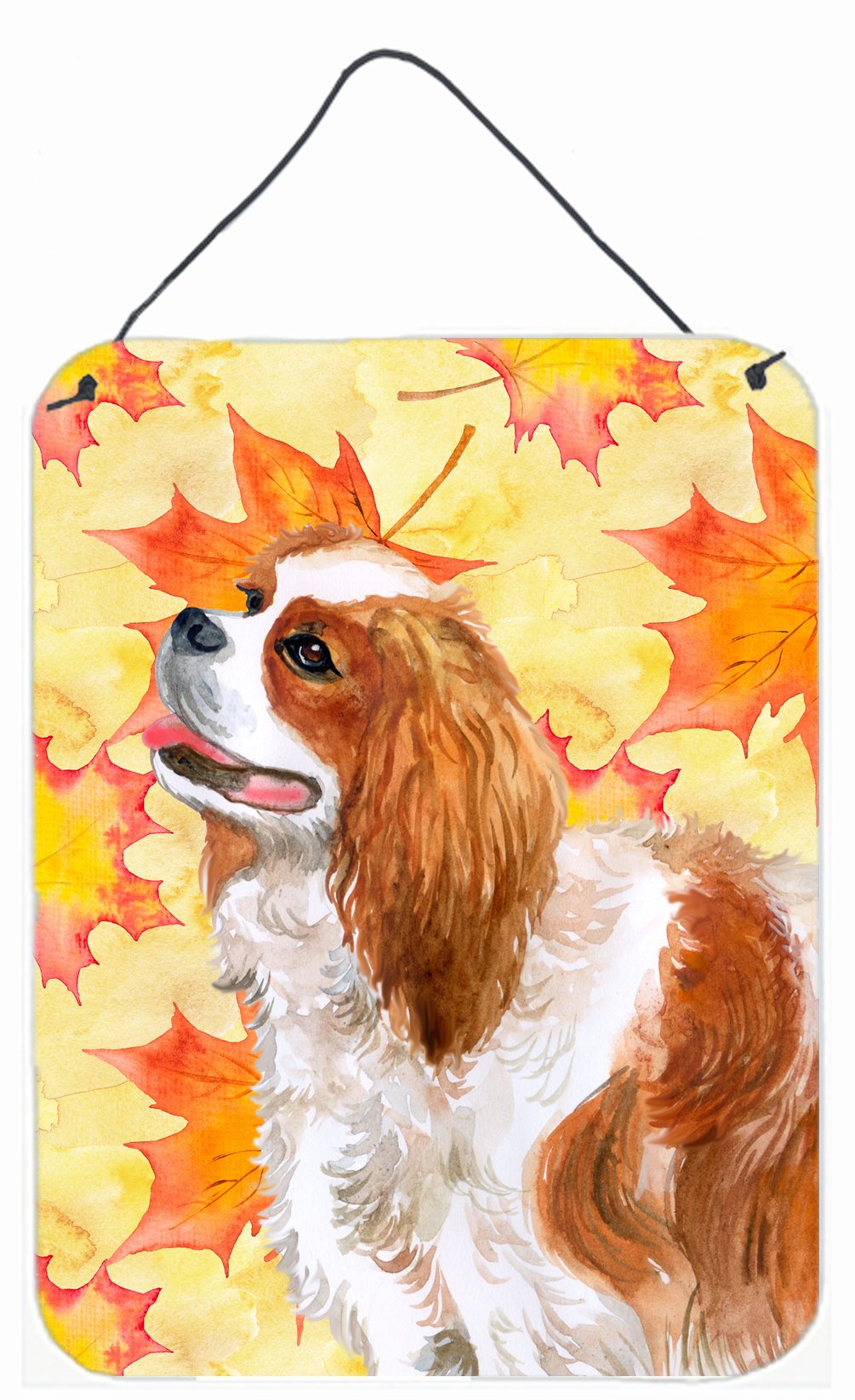 Cavalier Spaniel Fall Wall or Door Hanging Prints BB9924DS1216 by Caroline&#39;s Treasures