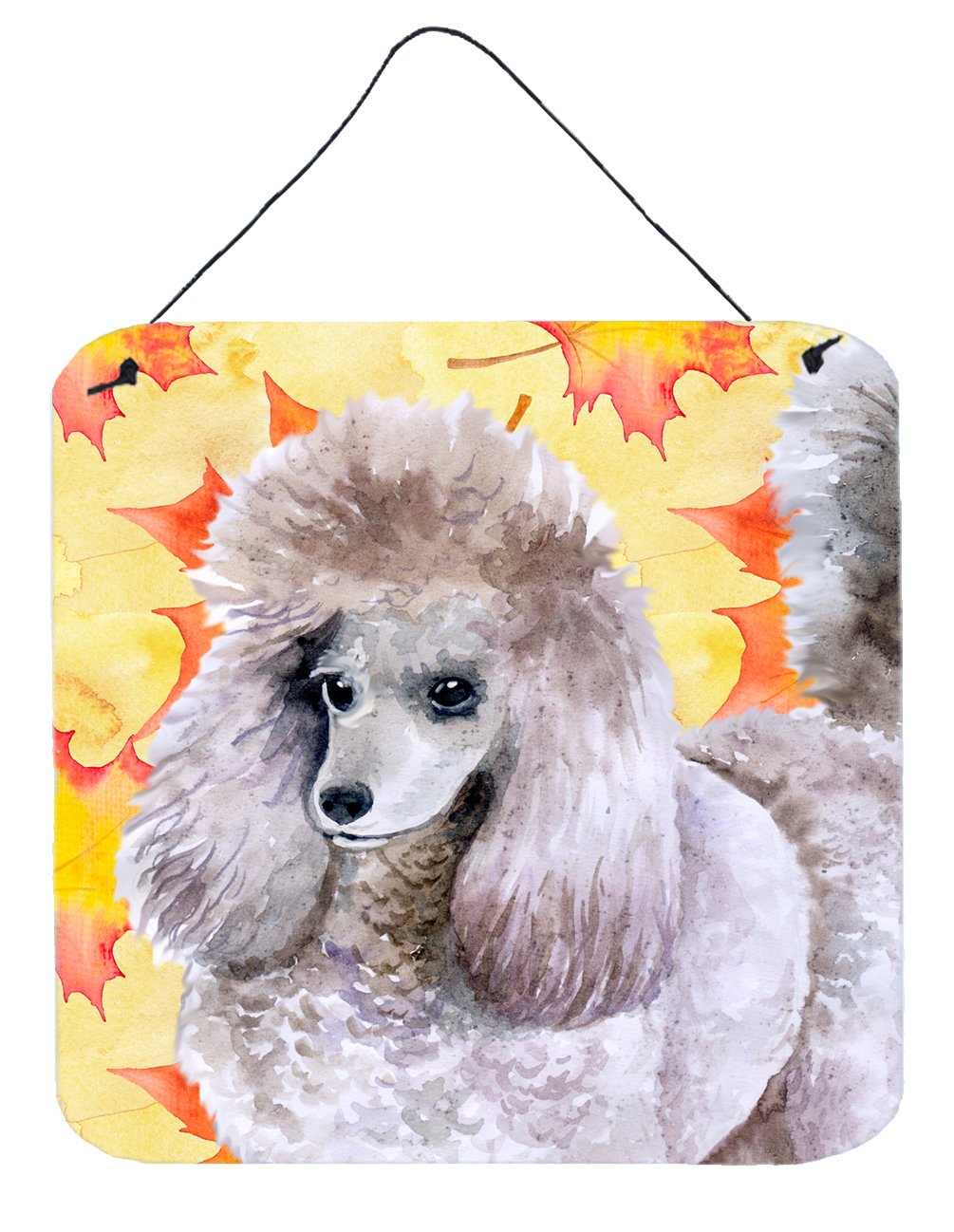 Poodle Fall Wall or Door Hanging Prints BB9926DS66 by Caroline&#39;s Treasures
